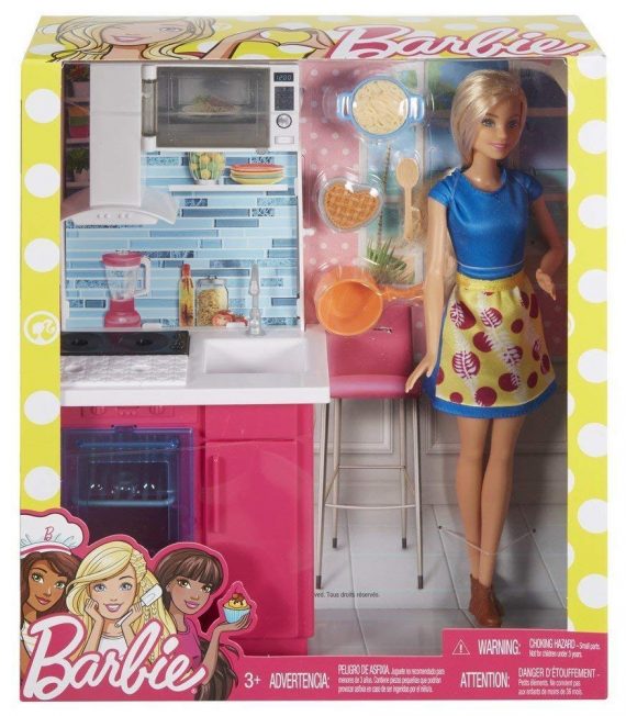 The New Barbie Kitchen Doll - Original For Childrens