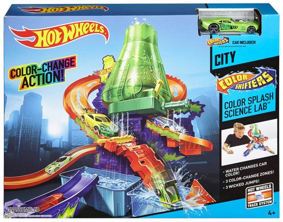 New Hot wheels Shifters Color Splash Science Lab For Kids
