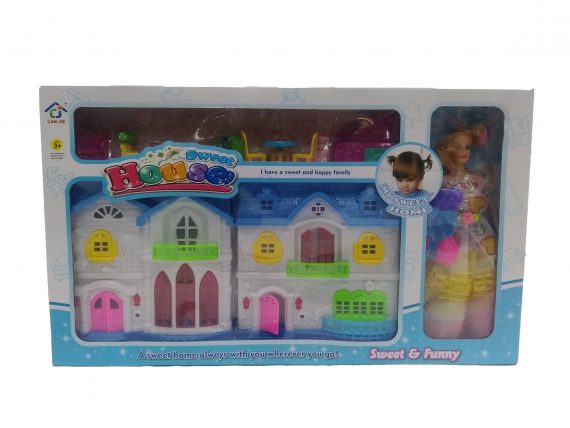 The New Make Sweet House With Doll For Childrens
