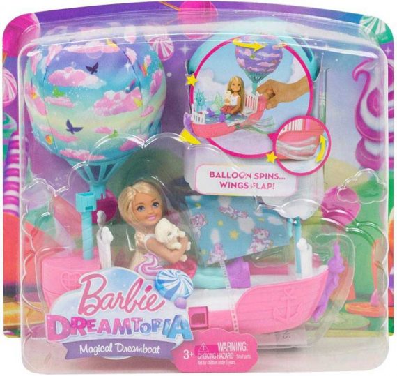 New Barbie Dreamtopia Magical Dreamboat Doll For Kids