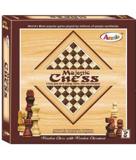 The Annie Majestic Chess Wooden Board World Wide Popular Game