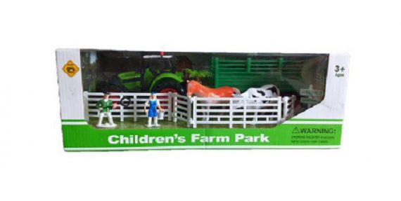 The New Trolley Tractor Children Farm Park For Kids