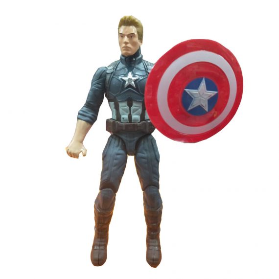 Toyoos Avengers 2 Super Hero Captain America Light in Chest Action Figure's For kids