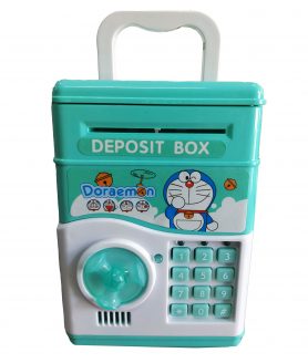 Toyoos Doraemon Money Safe Kids Piggy Savings Bank