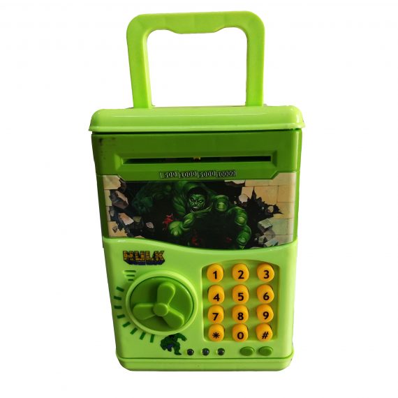 Toyoos Hulk Money Safe Kids Piggy Savings Bank with Electronic Lock
