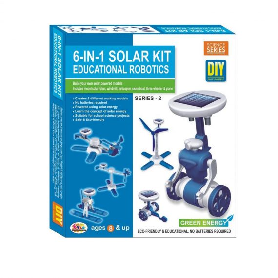 Ekta 6 In 1 Solar Kit Robotics Series-2 Diy Kit For Build Solar Models