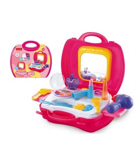Toyoos Magic Girl Pretend Play Make up Set Beauty Salon Toys For Girls