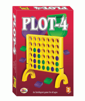 Ekta Plot-4 Board Game Family Game Multi Color For Childrens