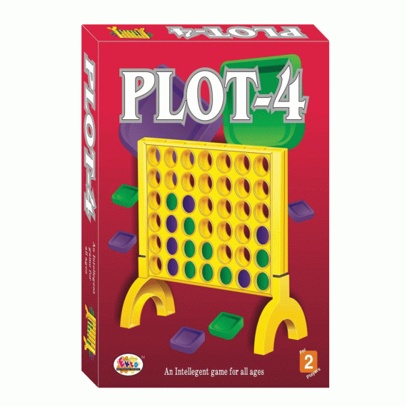 Ekta Plot-4 Board Game Family Game Multi Color For Childrens