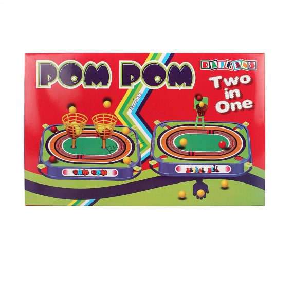 Rajhans Two in One Pom Pom Game For Boys and Girls