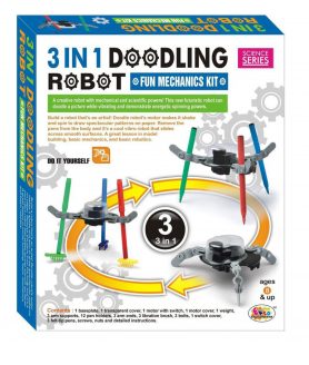 Ekta 3 in 1 Doodling Robot Fun Mechanics Kit for Kids