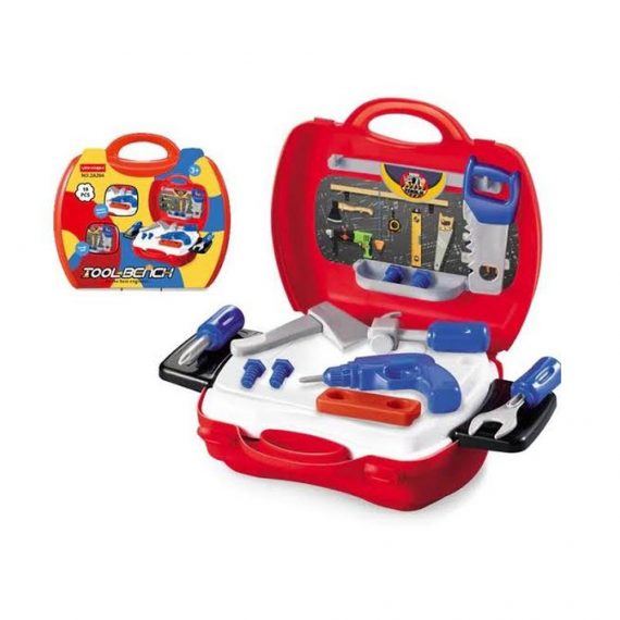 Toyoos Tool Series Pretend and Play Tool Set in Carry Case For Kids