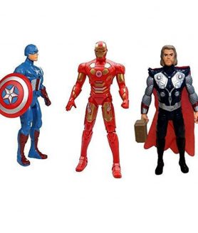 Toyoos Avengers Super Heroes - 3 in 1 Action Figure Set For Kids