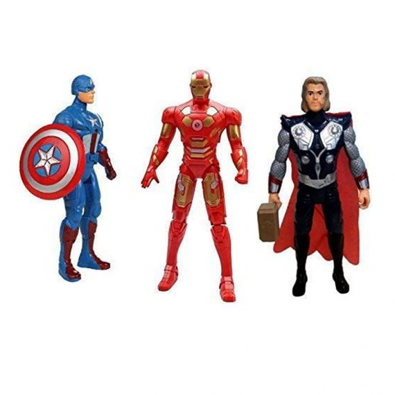 Toyoos Avengers Super Heroes - 3 in 1 Action Figure Set For Kids