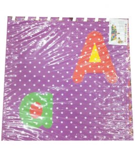 Toyoos Eva Foam Puzzle Mat ABC For Boys And Girls Multicolor