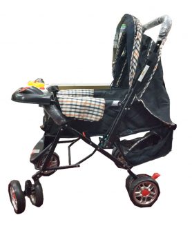 Toyoos Baby Stroller Cum Pram For Boys And Girls Multicolor