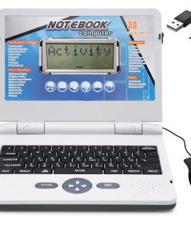 Fun Educational Kids Laptop Toy with Music & Learning Activities Interactive Notebook Computer Toy with Keyboard | Learning & Music Mode | Early Education Toy for Kids