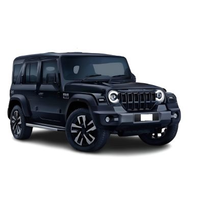 Toyoos Big Size Thar Roxx Jeep SUV Car 1:24 Scale | Premium Alloy Die-Cast Model Car with Pullback Action, Openable Doors, LED Lights & Music | Perfect Gift for Kids & Collectors | BLACK