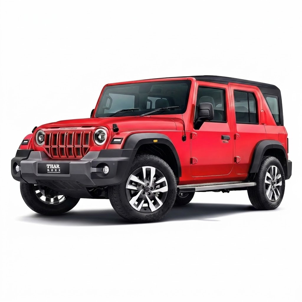 TOYOOS Big Size Thar Roxx Toy Car 1:22 Scale – Red Die-Cast SUV Model