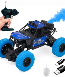 TOYOOS Remote Control Rock Crawler Drift Car with Smoke – 4x4 Off-Road Monster Truck for Kids