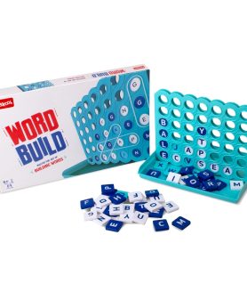 Funskool Word Build, Master the Art of Building Words Educational Strategy Board Game for Kids & Adults | 2+ Players | Family Fun Activity | Ages 6+ Years