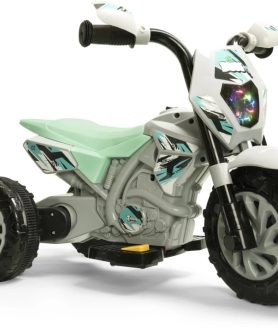 Toyoos Ride-On Electric Bike for Kids 6V Battery Operated Ride-On with Foot Accelerator, LED Lights & Music | For Boys & Girls (1–5 Years)