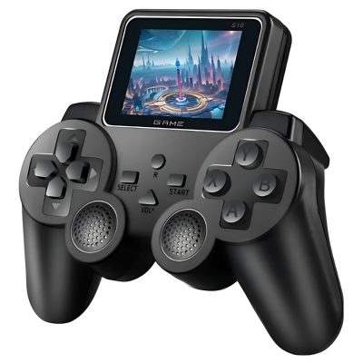 TOYOOS Handheld Gaming Console | 520 Classic Built-in Games Retro Portable Video Game Player with 3.3-Inch Vivid Color Display | Rechargeable Mini Game Box with TV Output | Gift for Kids & Adults (6–14 Years)