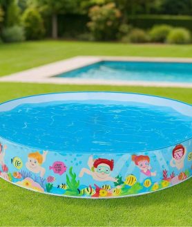 Storio 6 Feet Snapset Kids Pool | Large Bathing Tub for Kids | Summer Water Fun Pool Toy – 6ft x 1.3ft Outdoor & Garden Splash Pool for Toddlers, Boys & Girls