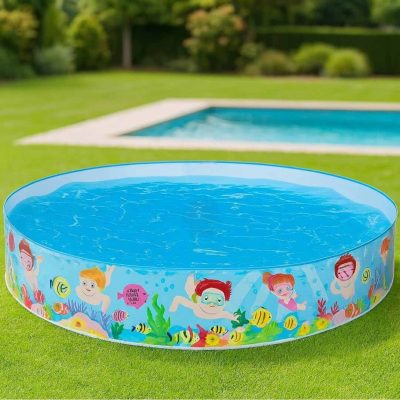 Storio 6 Feet Snapset Kids Pool | Large Bathing Tub for Kids | Summer Water Fun Pool Toy – 6ft x 1.3ft Outdoor & Garden Splash Pool for Toddlers, Boys & Girls