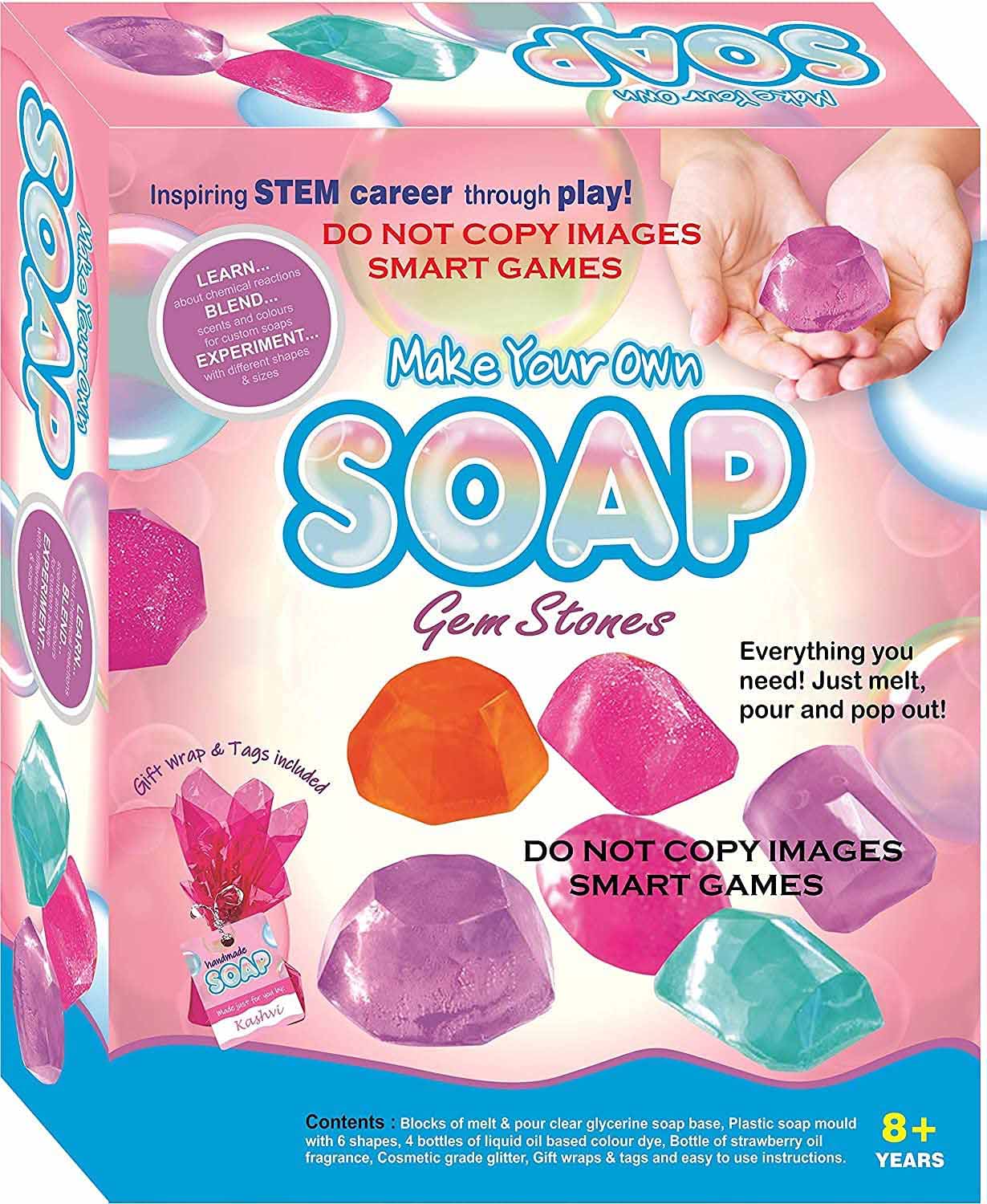 EKTA Make Your Own Soap Gem Stones - Multi Color