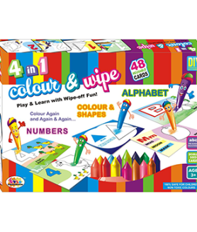 Ekta 4 In 1 Color & Wipe Kit For Kids 3+ Years