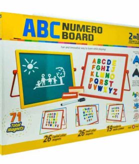 Magnetic ABC Numero Learning Board for Kids | Alphabet & Number Educational Board Game | Early Learning Toy for Preschool Children