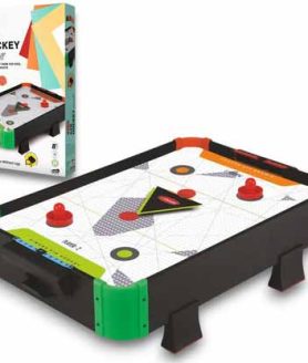 Simarr Air Hockey Small Table Game – Compact Electric Air Hockey Board with Pucks & Paddles for Kids and Family