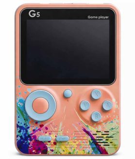 Storio G5 Handheld Game Console for Kids | Retro Gaming Device with 3.0 Inch HD Screen | 500 Built-in Classic Games | AV Output | Portable Video Game Player for Boys & Girls | Multicolour
