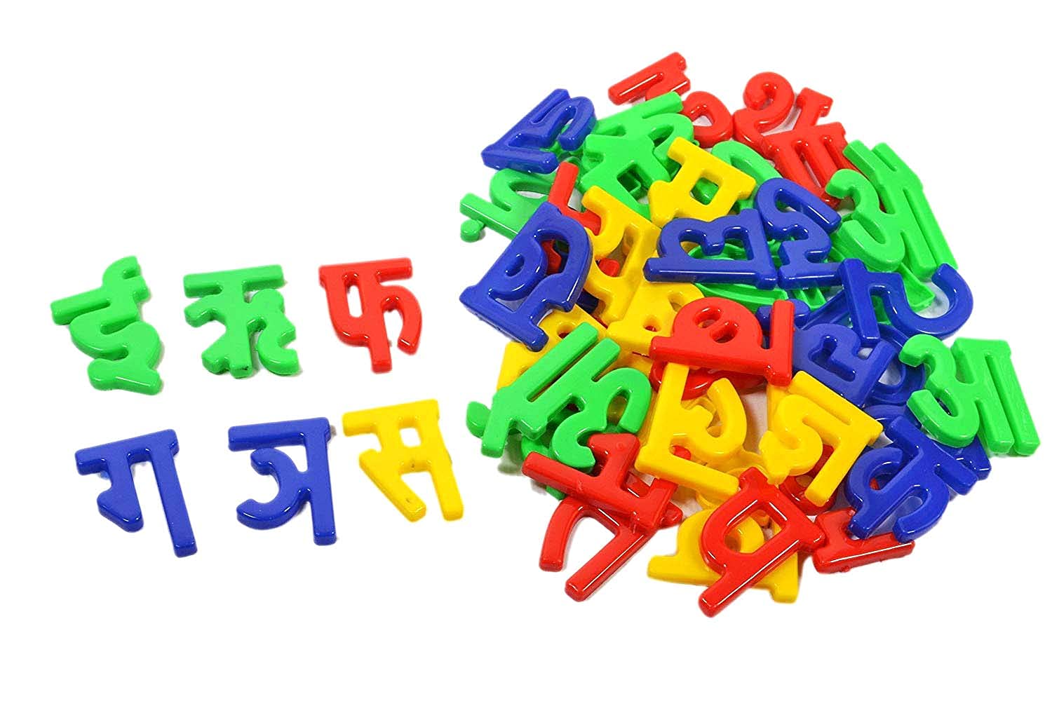 SEEKHO Hindi Varnamala+Matrayen Plastic Toys for Learning in Multicolour Plus 3 Years