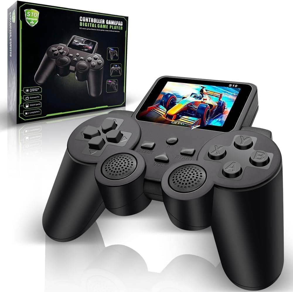 Video Games for Kids, 500 in 1 Controller Gamepad, Retro Console, Gameboy Age 7, Digital Game Player, Handheld Pocket Gaming Device