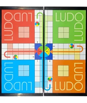Ekta Magnetic Ludo Folding Board Game With Storage Travelling Set |5+Year