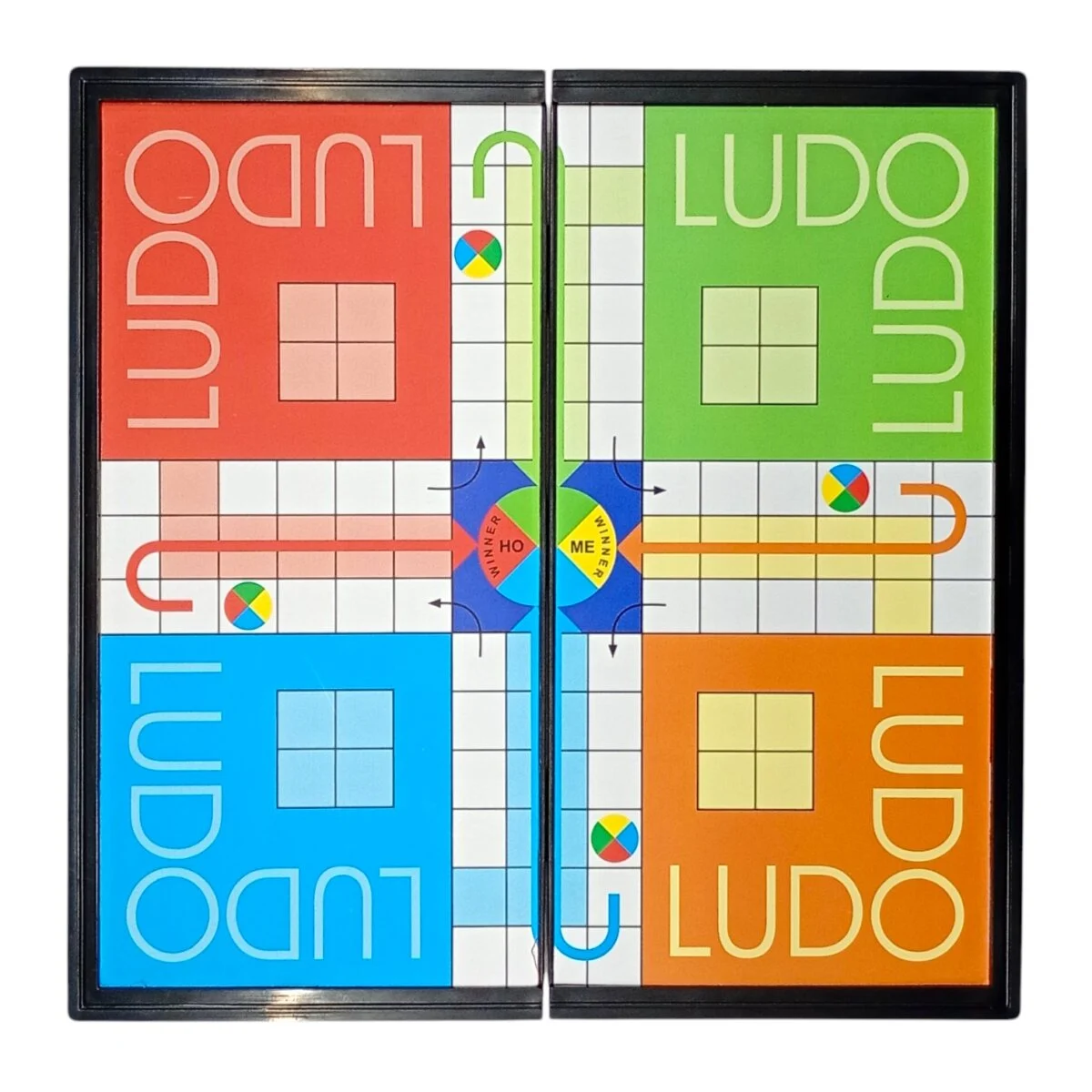 Ekta Magnetic Ludo Folding Board Game With Storage Travelling Set |5+Year