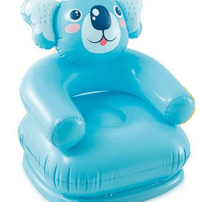 Intex Inflatable Chair for Kids | Intex Happy Animal Inflatable Sofa Chair | Portable & Foldable Chair | PVC Animal Sofa for Kids