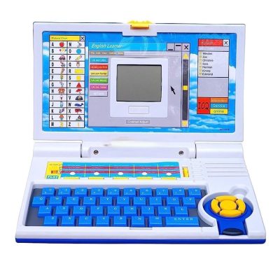 Toyoos English Learning Laptop for Kids | Educational Laptop Toy with LCD Screen, Keyboard & Interactive Learning Activities | ABC, Numbers, Words, Music & Games | Early Learning Toy for Boys & Girls 3+ Years