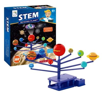 Toyoos STEM Solar System Toy | Rotating Planet Projector for Kids