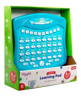 Funskool 5 in 1 Kids Learning Pad with Sound & Music | ABC, Numbers, Animals Educational Toy | Interactive Learning Tablet for Kids 2+ Years