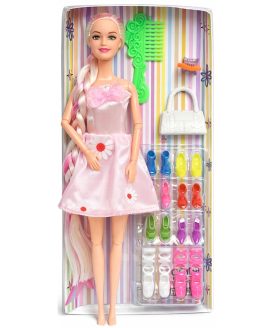 Toyoos Princess Style Fashion Doll 29cm with Accessories & Dress Up Set