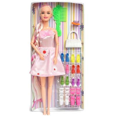 Toyoos Princess Style Fashion Doll 29cm with Accessories & Dress Up Set