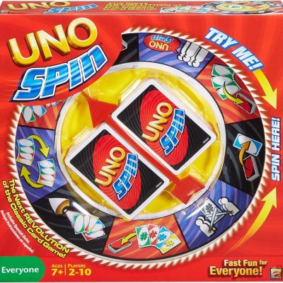 Toyoos Spin Wheel Card Game – Fun Family & Party Game for Kids & Adults | 2-10 Players | Ages 7+