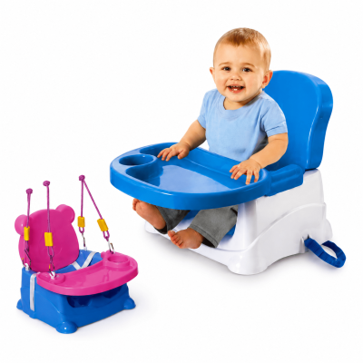 Honey Bee 6 in 1 Multi-Functional Baby Feeding Chair & Booster Seat with Swing, Bath Seat & Car Seat (0–3 Years)