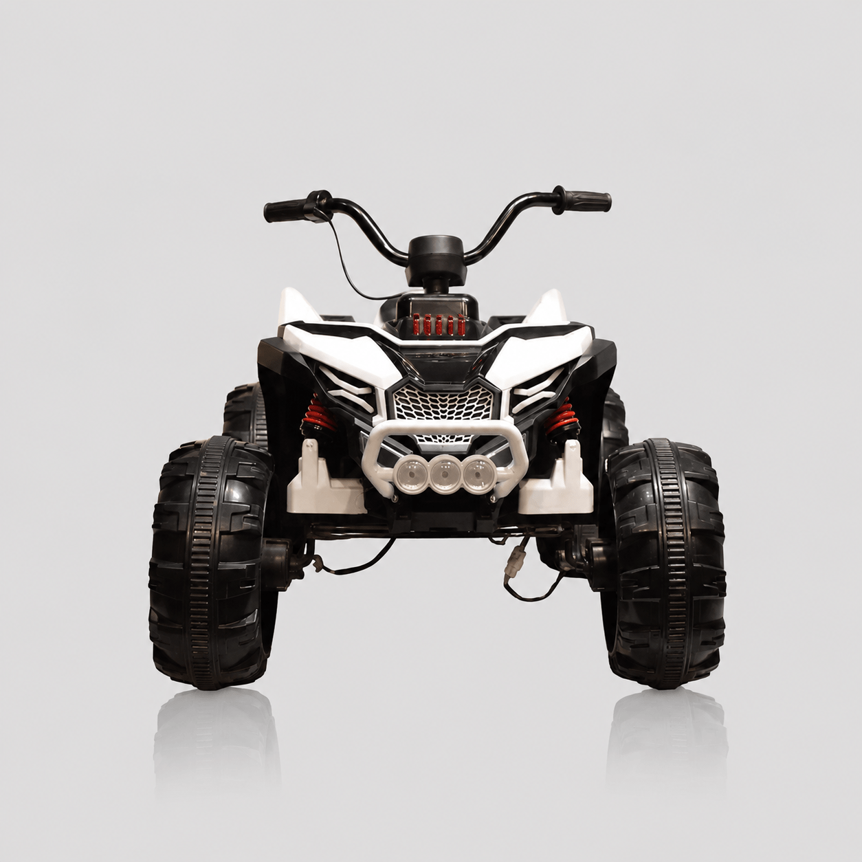 Toyoos Kids Electric Ride-On ATV Quad Bike for Kids 3-10 Years with Rechargeable Battery LED Lights Music Toy Bike