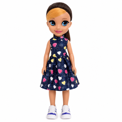 Toyoos Candy Doll for Kids | 30 cm Fashion Doll with Stylish Dress & Big Eyes | Cute Girls Pretend Play Toy