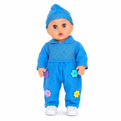 Toyoos Baby Doll Set with Feeding Accessories | 31 cm Cute Baby Doll with Bottle, Bowl & Spoon | Pretend Play Toy for Kids (18+ Months)