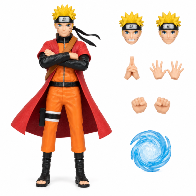 Toyoos Naruto Shippuden Action Figure with Accessories | 25cm Anime Collectible Toy with Interchangeable Hands & Effect